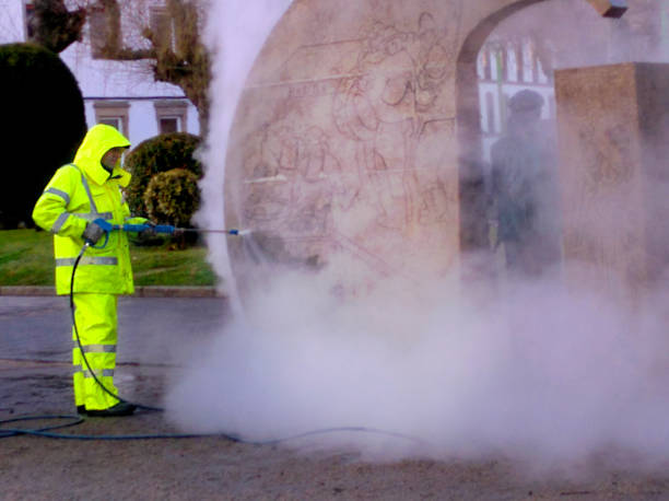 Pressure Washing Brick in Menard, TX